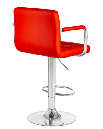 Стул барный DOBRIN KRUGER ARM (красный) 2 шт_4