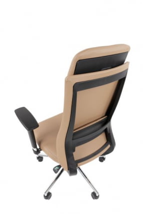 Офисное кресло CHAIRMAN 500 LUX экокожа Бежевый_15