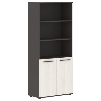 Шкаф с одним комплектом глухих малых дверей EDIS EHCS 85.5 Ясень Траун Мокко Мокко_0