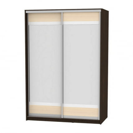 Шкаф-купе Б-230х160х60-1(Венге-ДМ-Д10Д10) / B-230х160х60-1(Венге-ДМ-D10D10)_0