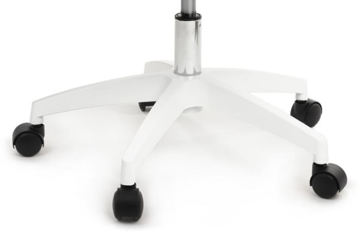 Кресло В-158 Белый Пластик/Синий / W-158_12