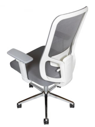 Кресло офисное Бест ЛБ вхите Грей / Best LB white Grey_5