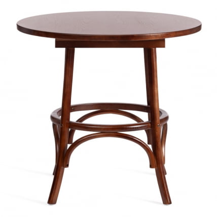 Стол THONET (mod.T9152) дерево вяз, 80х75 см, Темный Орех (№5)_7