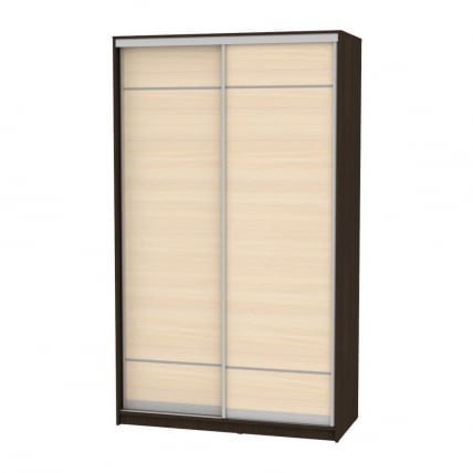 Шкаф-купе B-230х135х60-1(Венге-ДМ-D7D7)_0