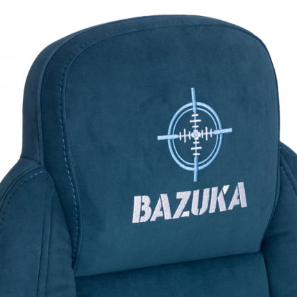 Кресло BAZUKA флок , синий, 32_11
