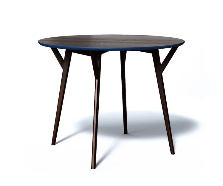 Обеденный стол CIRCLE (Дуб венге/сапфировый)_0