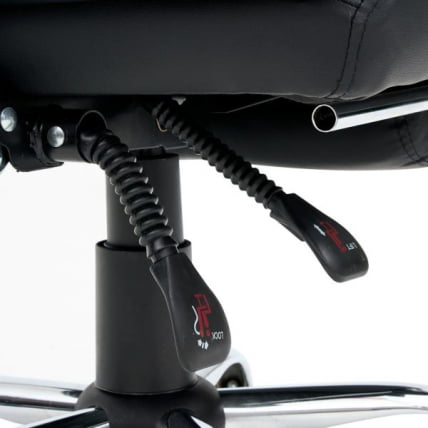 Кресло офисное с функцией вибромассажа CROMEX (КРОМЕКС) Chill MS-005 экокожа черное_9