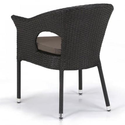 Плетеное кресло из искусственного ротанга Y97B-W53 Brown_1