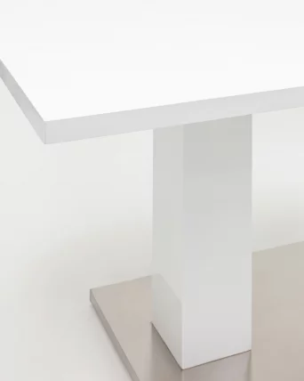 Стол Сиэтл раскладной 140-180 Белый глянцевый_5