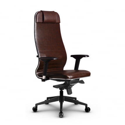 Кресло руководителя Metta L 1m 38K2/4D Комплект 4 Темно-коричневое_0
