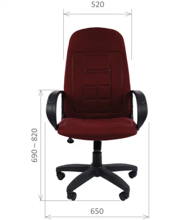 Офисное кресло Chairman 727 TW-11 черный_3