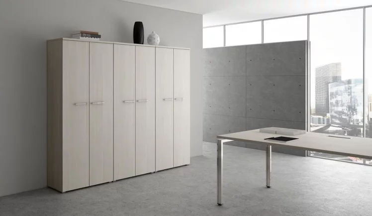 Стол системы БЭНЧ, переговорный, начальный GLOSS LINE НСПН-П.927 Ivory_1