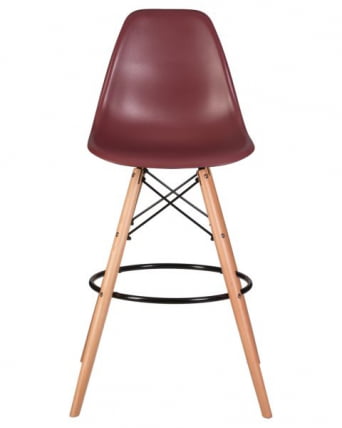 Стул барный DOBRIN DSW BAR (ножки светлый бук, цвет сливовый (R-13)) 2 шт_6