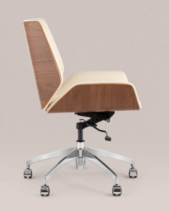 Кресло офисное TopChairs Crown SN экокожа бежевый_7