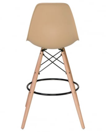 Стул барный DOBRIN DSW BAR (ножки светлый бук, цвет сиденья бежевый (GR-03)) 2 шт_5