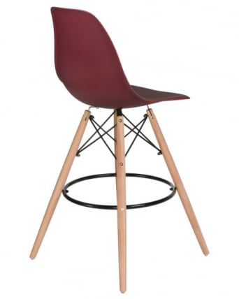 Стул барный DOBRIN DSW BAR (ножки светлый бук, цвет сливовый (R-13)) 2 шт_4