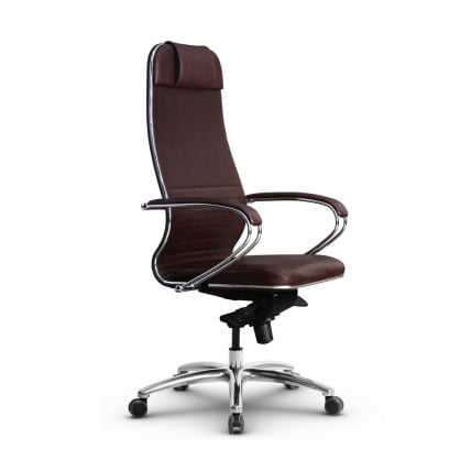 Кресло руководителя Metta L 1m 38K2K Комплект 1 Темно-коричневое_1