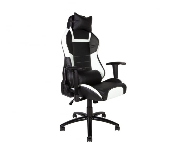 Игровое кресло Lotus PRO RF-9117B Черный/Белый_0