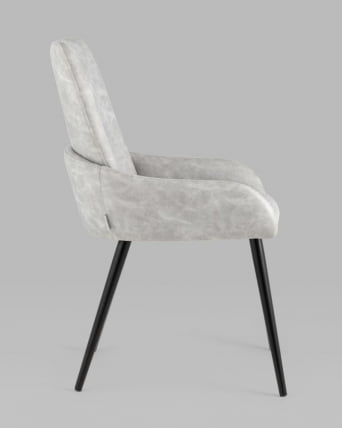 Стул Мюнхен искусственная замша Светло-серый_3