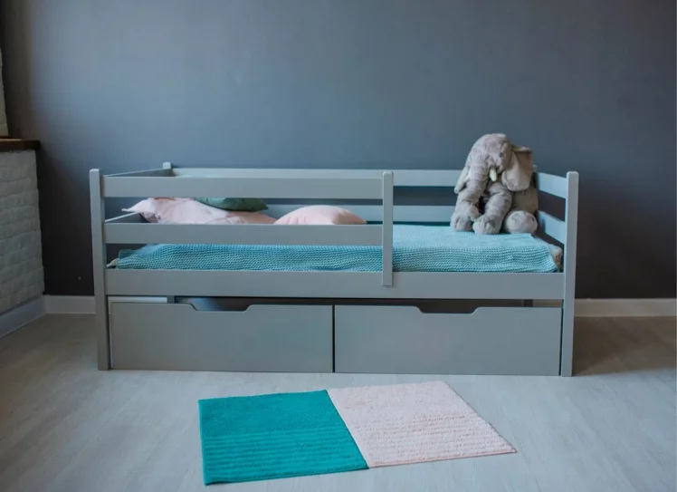 Кровать детская RooRoom VK-1с Серая_5