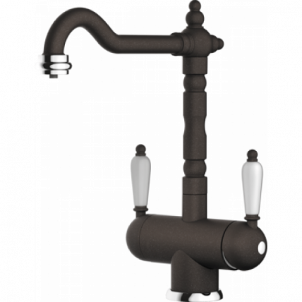 Смеситель Омоикири Амагасаки-Дc Латунь/Гранит/Темный Шоколод / Omoikiri Amagasaki-Dc_0
