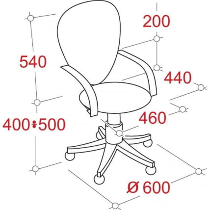 Кресло EChair-301 PJP 568336 Серое_1