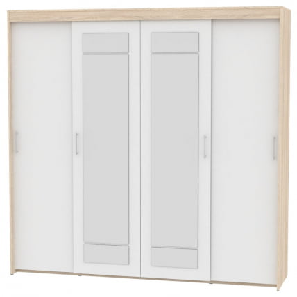 Шкаф-купе Т-5-230х235х60-М(ДСС-Белый-1) / T-5-230х235х60-M(ДСС-Белый-1)_0