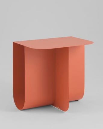 Журнальный столик Laure металл красный_4