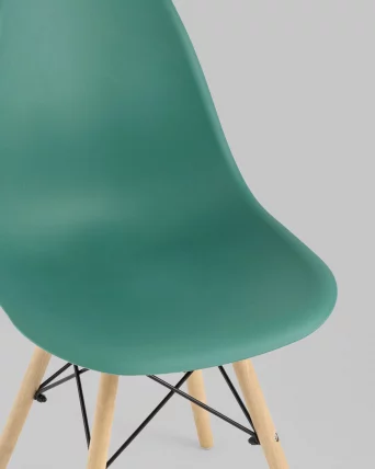 Стул Eames DSW 4 шт. Серо-зеленый_6