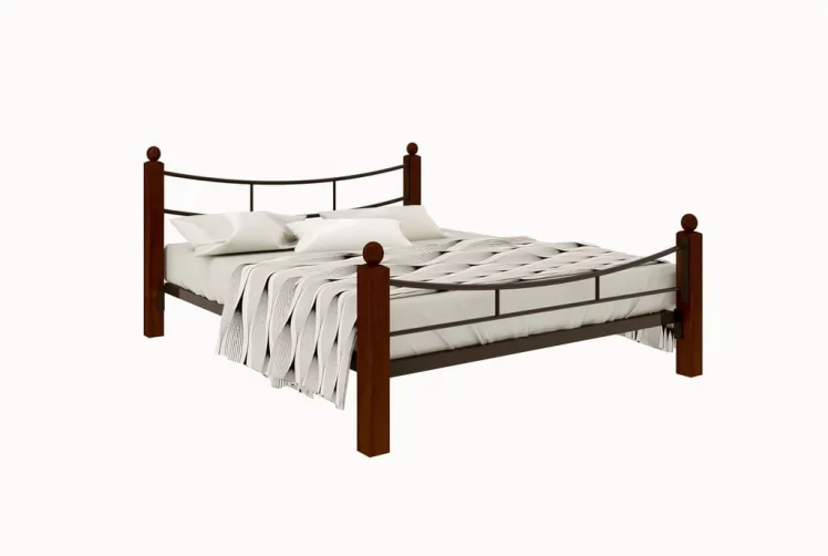 Кровать София Lux plus 1400х1900 Синяя_0