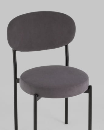 Стул Бриф SN велюр Темно-серый_6