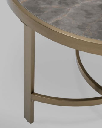 Журнальный столик Адриана 80*80 см серая керамика_6