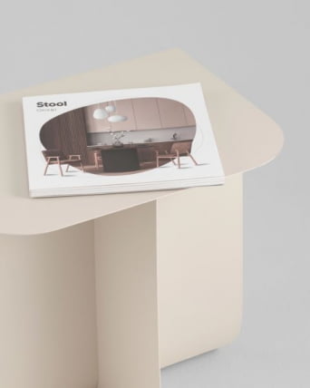 Журнальный столик Laure металл светло-серый_10