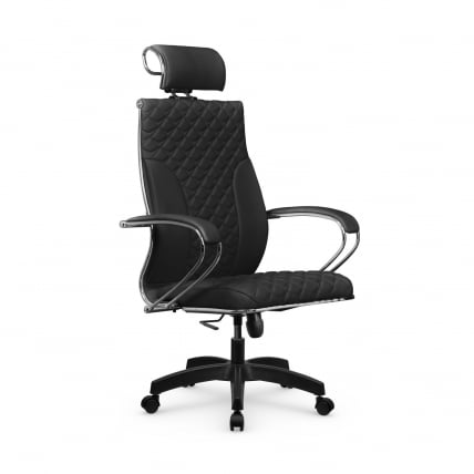 Кресло руководителя Metta L 2c 44C/K116 Infinity Easy Clean (MPES) Комплект 8 Черное_0