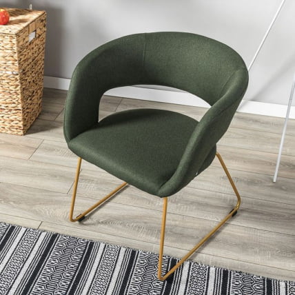 Кресло Hugs К темно-зеленый/Линк золото_14