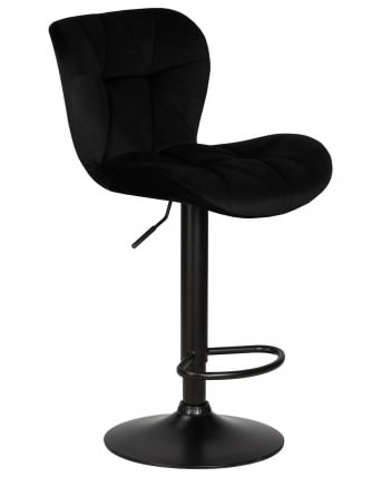 Стул барный DOBRIN BARNY BLACK (черный велюр (MJ9-101))_1