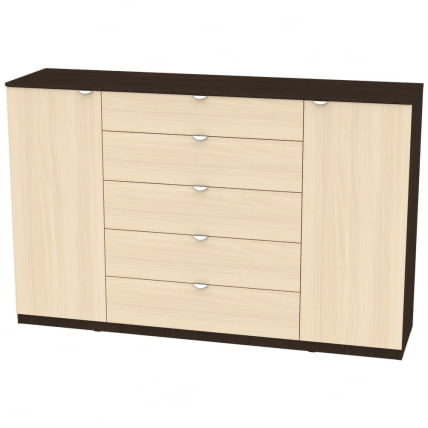 Комод Калисто(К34)1147х1802х468ручкаторцеваяТР-2(Венге-ДМ) / Калисто(K34)1147х1802х468ручкаторцеваяTR-2(Венге-ДМ)_0