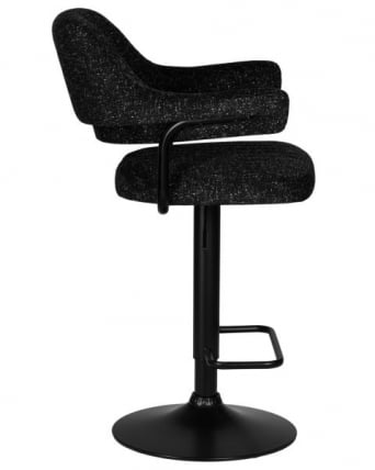 Стул барный DOBRIN CHARLY BLACK (черный твид (LEO18)) 2 шт_3