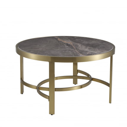 Журнальный столик Адриана 80*80 см серая керамика_1