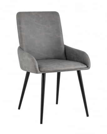 Стул Мюнхен искусственная замша Серый_0