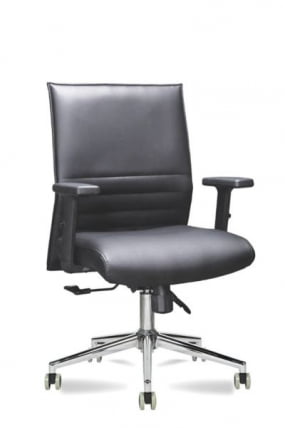 Офисное кресло Майк | Крестовина: хром паук | Подлокотники: 709 | Низкая спинка: Б / B_0