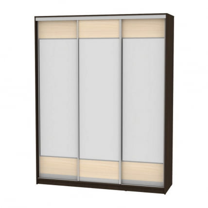 Шкаф-купе B-220х180х60-2(Венге-ДМ-D8D8D8)_0