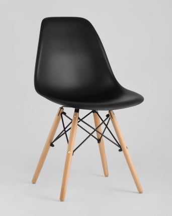 Стул Еамес Стйле ДСВ черный 4 шт. комплект (разборный каркас) / Eames Style DSW_1