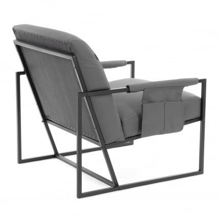 Кресло Charli LUX/Чарли Люкс К экокожа , Sharp Графит, 70х80х82 см_2