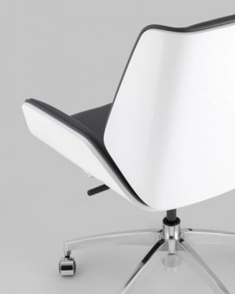 Кресло офисное TopChairs Crown SN экокожа серо-голубой_5