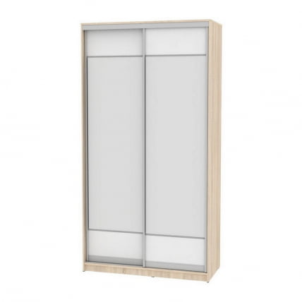 Шкаф-купе B-220х120х60-1(ДСС-Белый-D8D8)_0