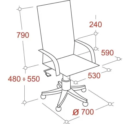 Кресло руководителя EChair-635 ML 526696 Черное_5