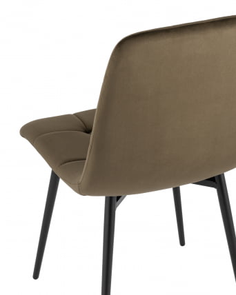 Стул Одди велюр коричневый 4 шт. комплект_6