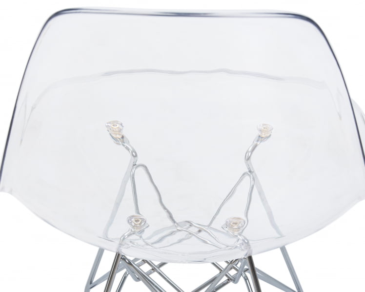 Стул обеденный ДОБРИН ДСР CАСПЕР ножки хром Прозрачный / DOBRIN DSR CASPER_7