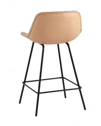Стул полубарный Деймон (ПБ) экокожа Бежевый_4
